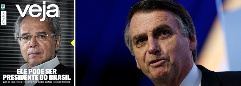 Veja esconde Bolsonaro para tentar eleger guru neoliberal
