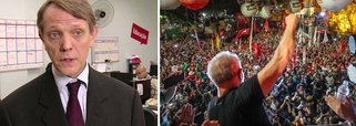 Singer: ex-presidente marcou dois tentos na difícil partida que decidiu disputar