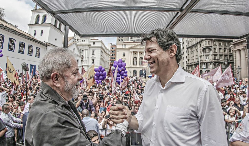 Pesquisa em Pernambuco já mostra forte transferência de votos para Haddad