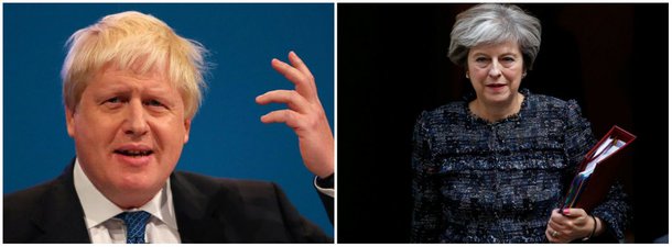 Johnson acusa May de pôr um “colete suicida” à Constituição britânica