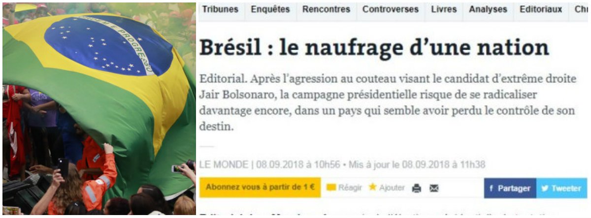 Em editorial, Le Monde diz que Brasil perdeu o controle do seu destino