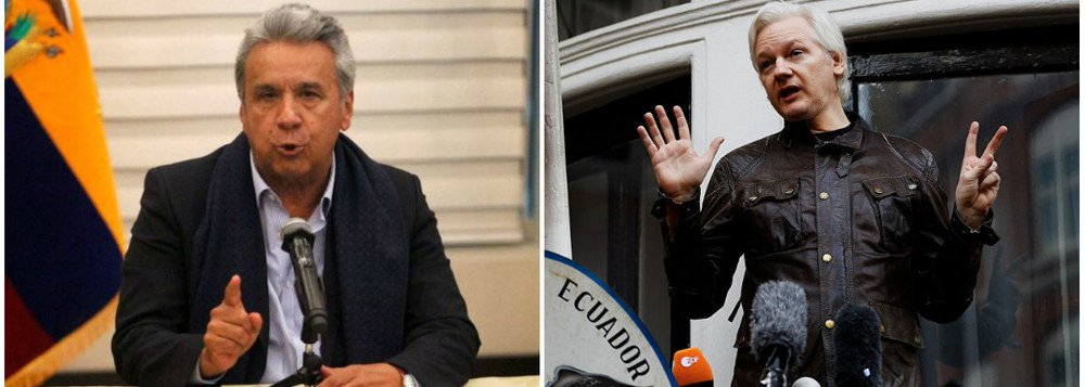 Lenín Moreno decide entregar fundador do Wikileaks