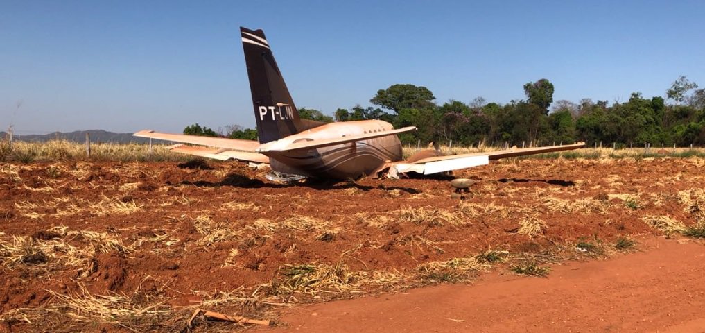 Daniel sofre acidente aéreo no interior. Ninguém ficou ferido