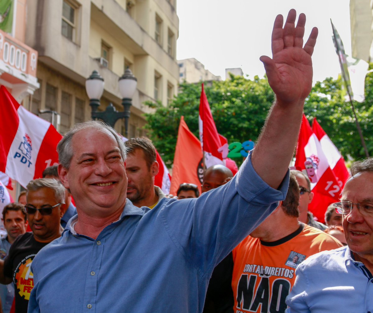 Ciro diz que seu projeto é de centro-esquerda e se identifica como 'mortadela'