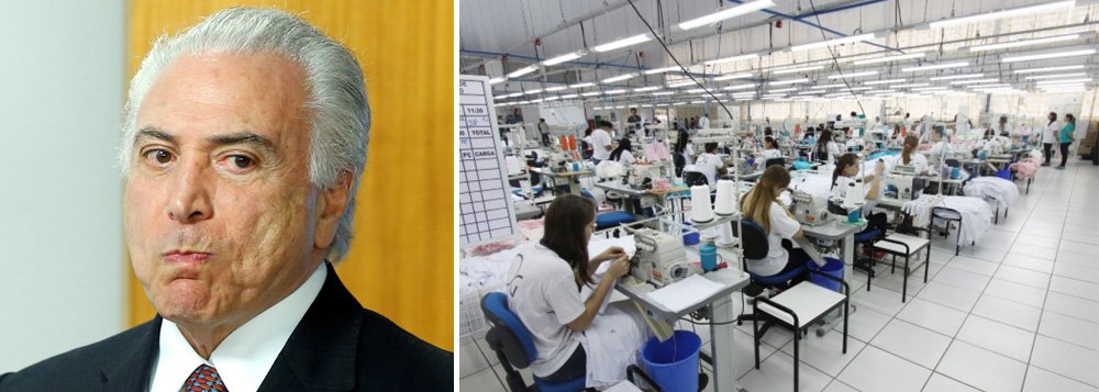 Mais de 1/3 da indústria mergulha na crise no primeiro semestre de 2018