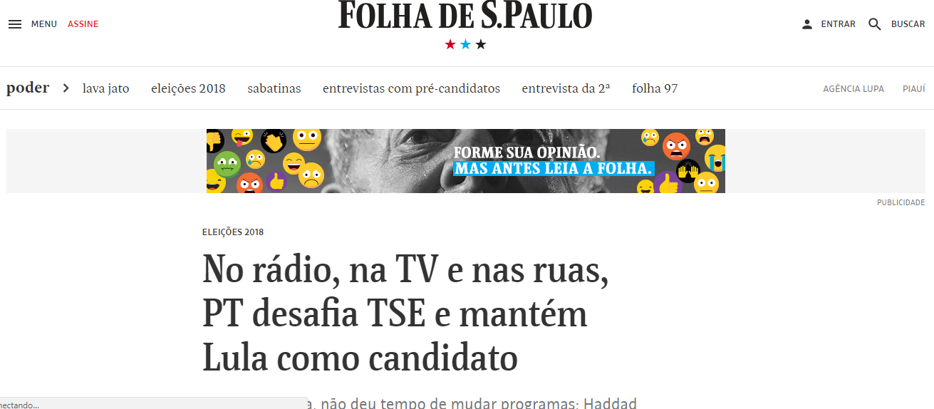 Tijolaço: ira da imprensa mostra acerto da reação pró-Lula do PT