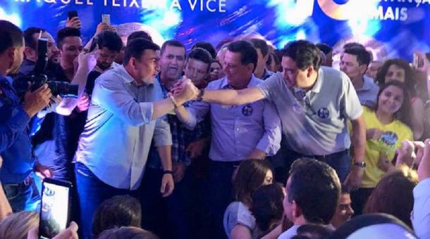 De olho na prefeitura de Goiânia, Vitti é protagonista na campanha da base