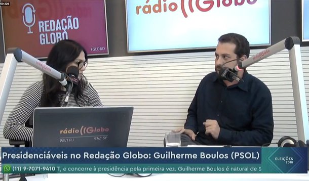 “Nós vamos desapropriar imóveis ociosos”, diz Boulos em sabatina