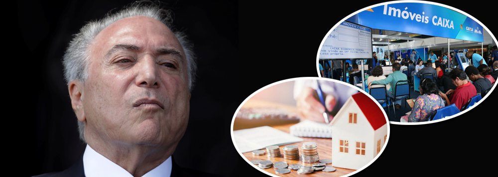Resultado do golpe: uma avalanche de imóveis confiscados pelos bancos