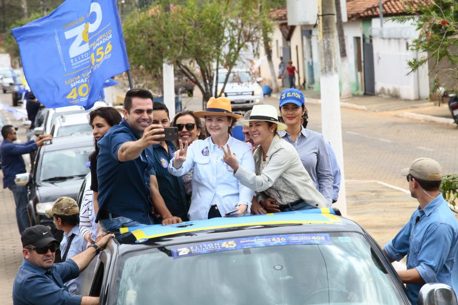 Valéria e Fabrina movimentam Região Sudeste com carreatas