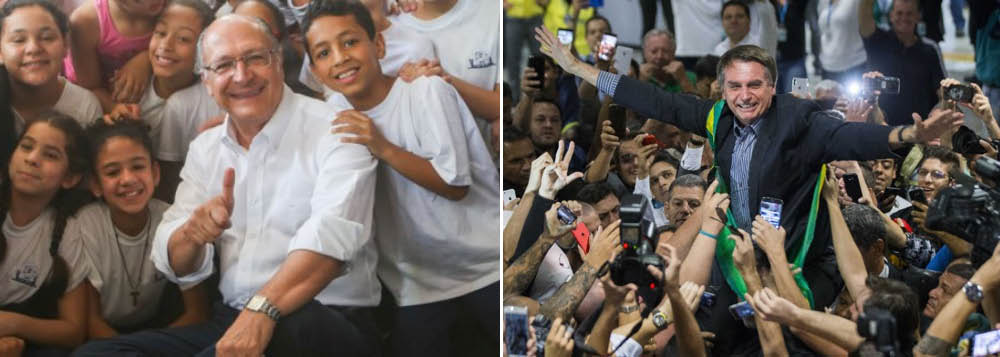 PSDB de São Paulo troca Alckmin por Bolsonaro