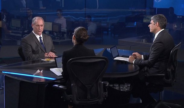 Ciro defende Lula no JN: “foi um bom presidente e o povo sabe disso”