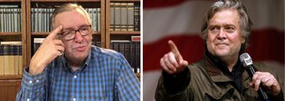 Olavo de Carvalho e Steve Bannon se encontram nos EUA
