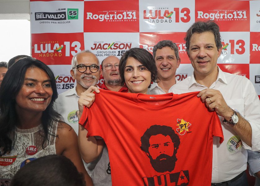 “A chapa Lula-Haddad é imbatível”, diz Manuela