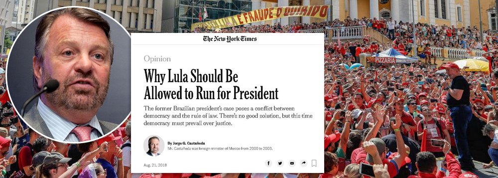 Jorge Castañeda: “ter Lula na cédula fortalece democracia no Brasil”