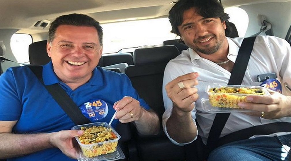 Postagem de Marconi comendo marmita faz sucesso nas redes