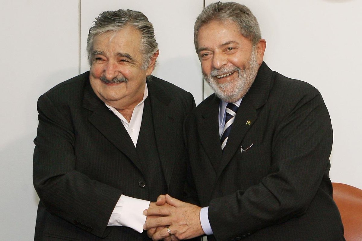 Lula e o "ditador" Pepe Mujica