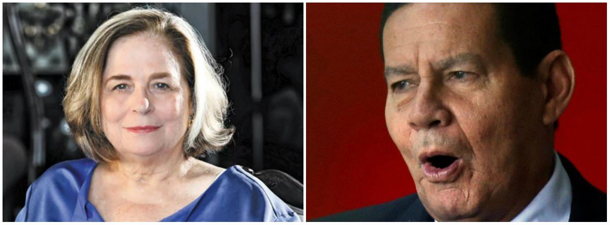 Hildegard Angel: Mourão é orientado por analistas a agir como estadista