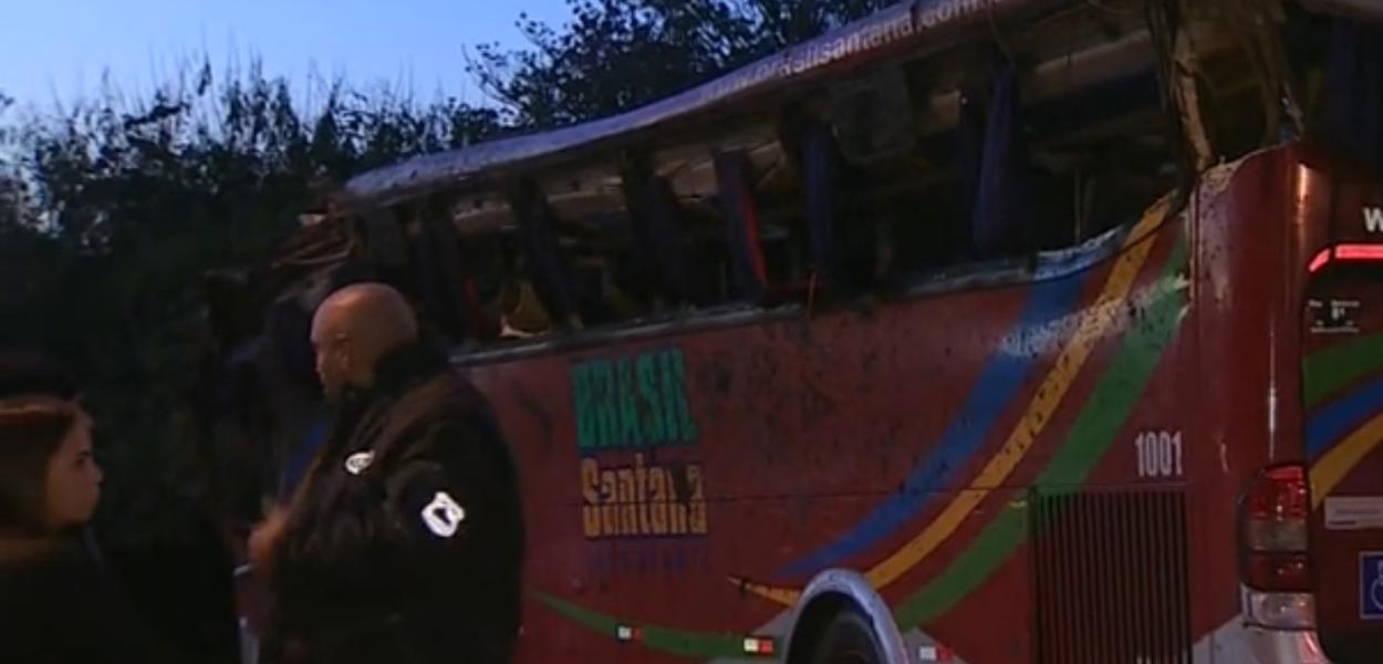 Acidente em Pindamonhangaba (reprodução/Globo)