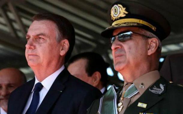 Bolsonaro e o general Luiz Eduardo Ramos Baptista Pereira