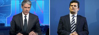 Em ato falho, Bonner demite Moro e o chama de ex-ministro