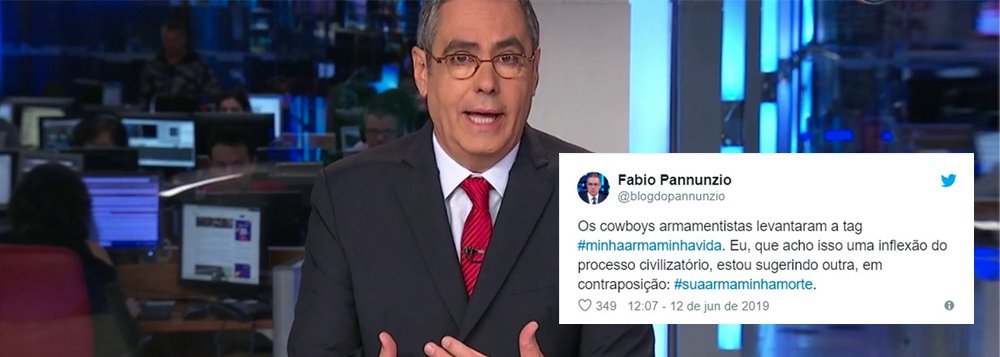 Fabio Pannuzio critica ‘inflexão civilizatória’ após hashtag pró-armas