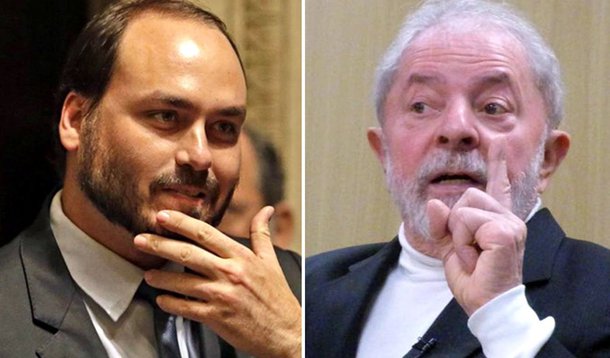 Carlos Bolsonaro e Lula