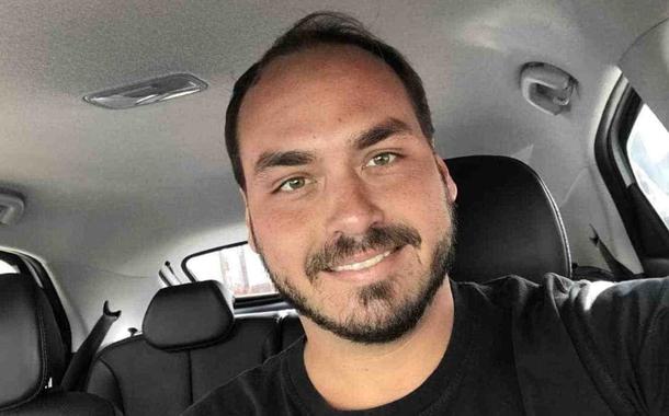 Vereador Carlos Bolsonaro em foto postada em suas redes sociais