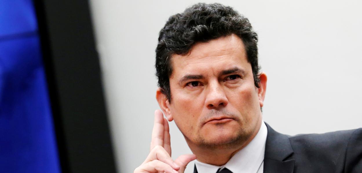 Brazil's Justice Minister Sergio Moro attends a session of the Public Security commission at the National Congress in Brasilia, Brazil May 8, 2019. REUTERS/Adriano Machado