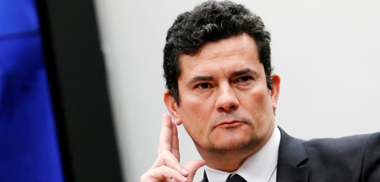 Brazil's Justice Minister Sergio Moro attends a session of the Public Security commission at the National Congress in Brasilia, Brazil May 8, 2019. REUTERS/Adriano Machado