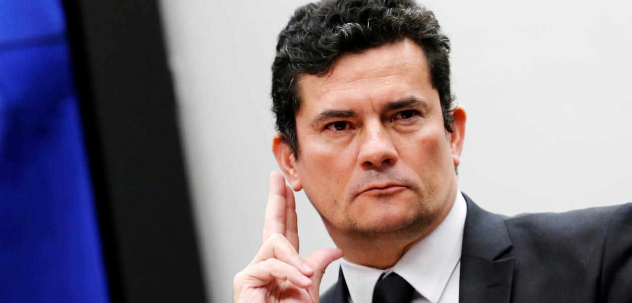 Brazil's Justice Minister Sergio Moro attends a session of the Public Security commission at the National Congress in Brasilia, Brazil May 8, 2019. REUTERS/Adriano Machado