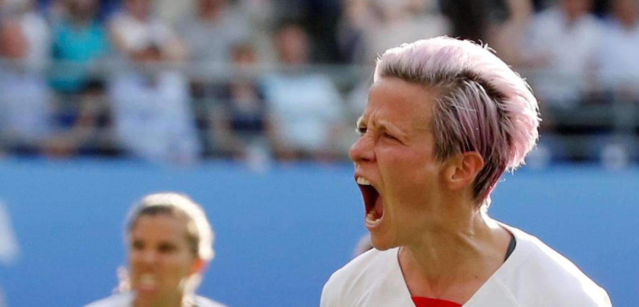 Jogadora da seleção norte-americana de futebol Megan Rapinoe