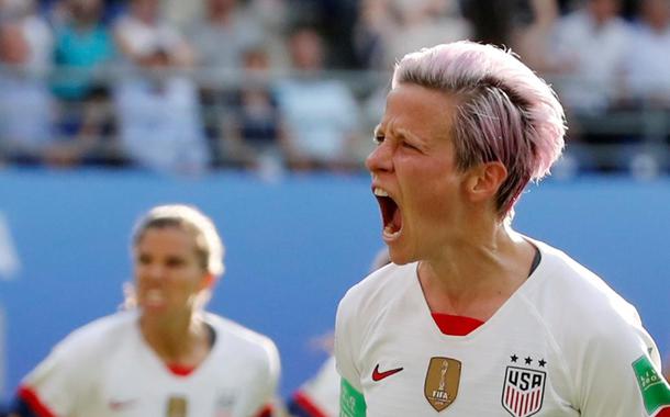 Jogadora da seleção norte-americana de futebol Megan Rapinoe