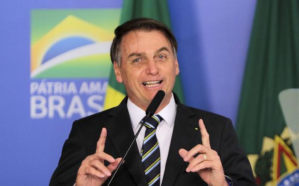 O  presidente Jair Bolsonaro, participa da solenidade de assinatura da medida provisÃ³ria da liberdade econÃ´mica.