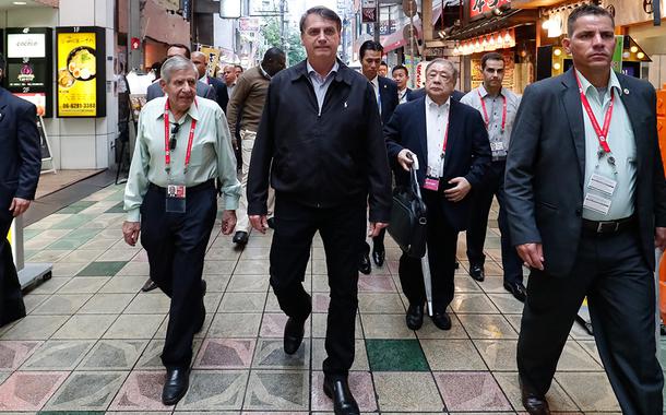 (Osaka - JapÃ£o, 27/06/2019) Presidente da RepÃºblica, Jair Bolsonaro, durante durante passeio pela cidade de Osaka.\rFoto: Alan Santos / PR