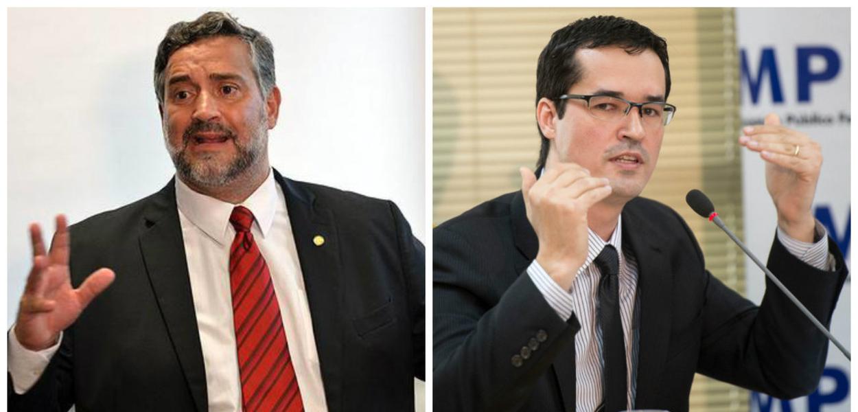 Paulo Pimenta e Deltan Dallagnol