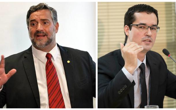 Paulo Pimenta e Deltan Dallagnol