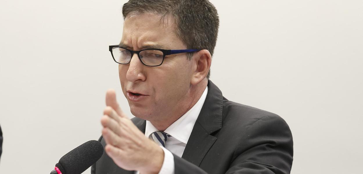 Brasilia DF - Jornalista fundador do jornal The Intercept, Glenn Greenwald