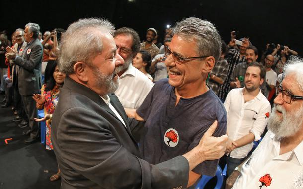 Ex-presidente Lula, durante ato pela democracia com intelectuais e artistas.Foto: Ricardo Stuckert/ Instituto Lula