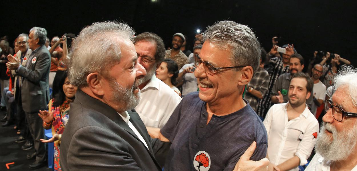 Ex-presidente Lula, durante ato pela democracia com intelectuais e artistas.Foto: Ricardo Stuckert/ Instituto Lula