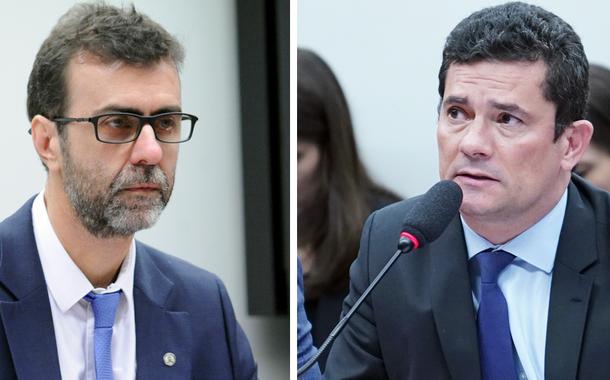 Marcelo Freixo e Sergio Moro