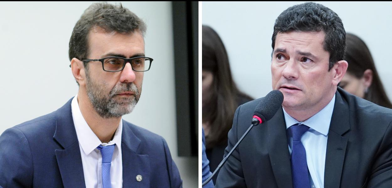 Marcelo Freixo e Sergio Moro