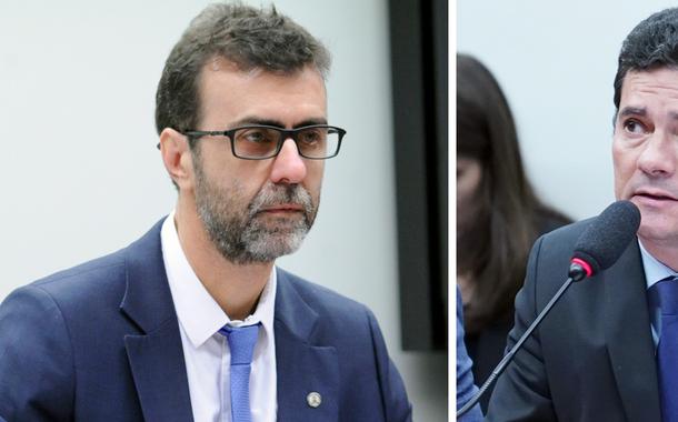 Marcelo Freixo e Sergio Moro