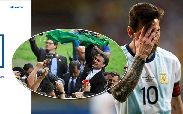 Argentina de Lionel Messi eliminada da Copa América para o Brasil de Jair Bolsonaro