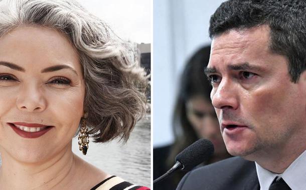 Professora Liana Cirne Lins e Sérgio Moro