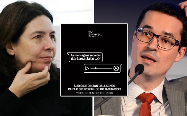 Mônica Bergamo e Deltan Dallagnol