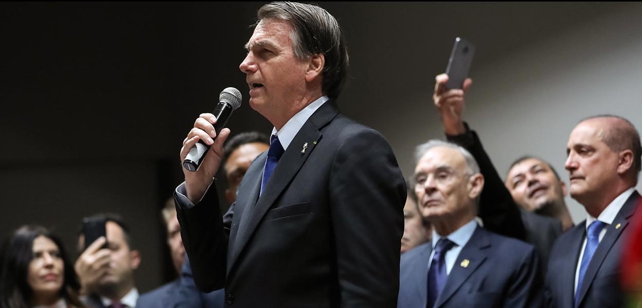 (BrasÃ­lia - DF, 10/07/2019) Palavras do Presidente da RepÃºblica, Jair Bolsonaro.\rFoto: Marcos CorrÃªa/PR