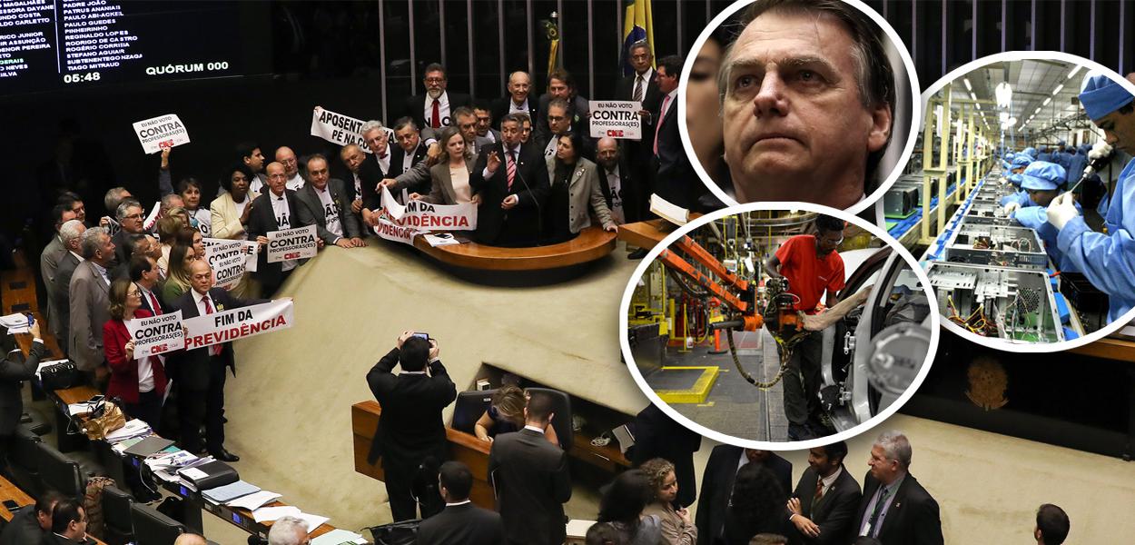 Economistas já preveem recessão após reforma da Previdência