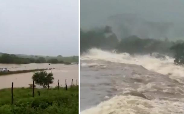 Barragem rompe em cidade da Bahia