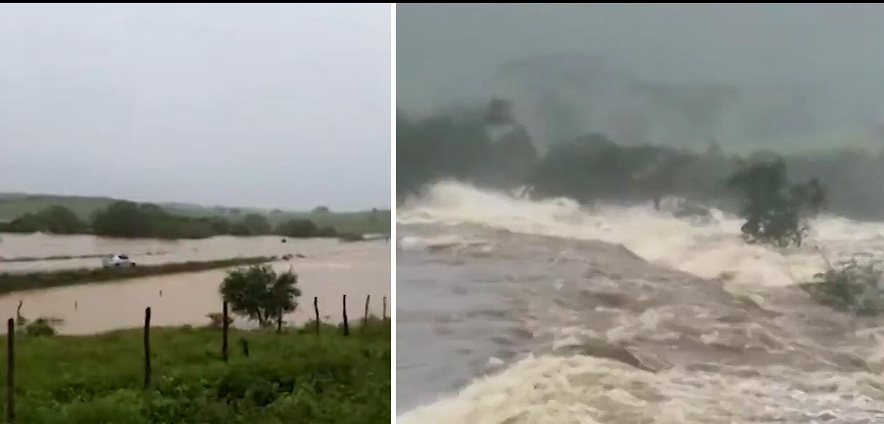 Barragem rompe em cidade da Bahia